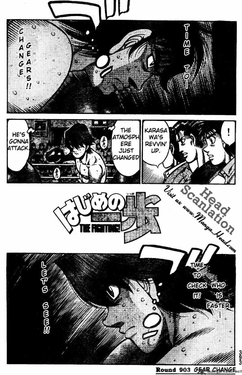 Hajime no Ippo: Fighting Spirit, Chapter 903 image 01
